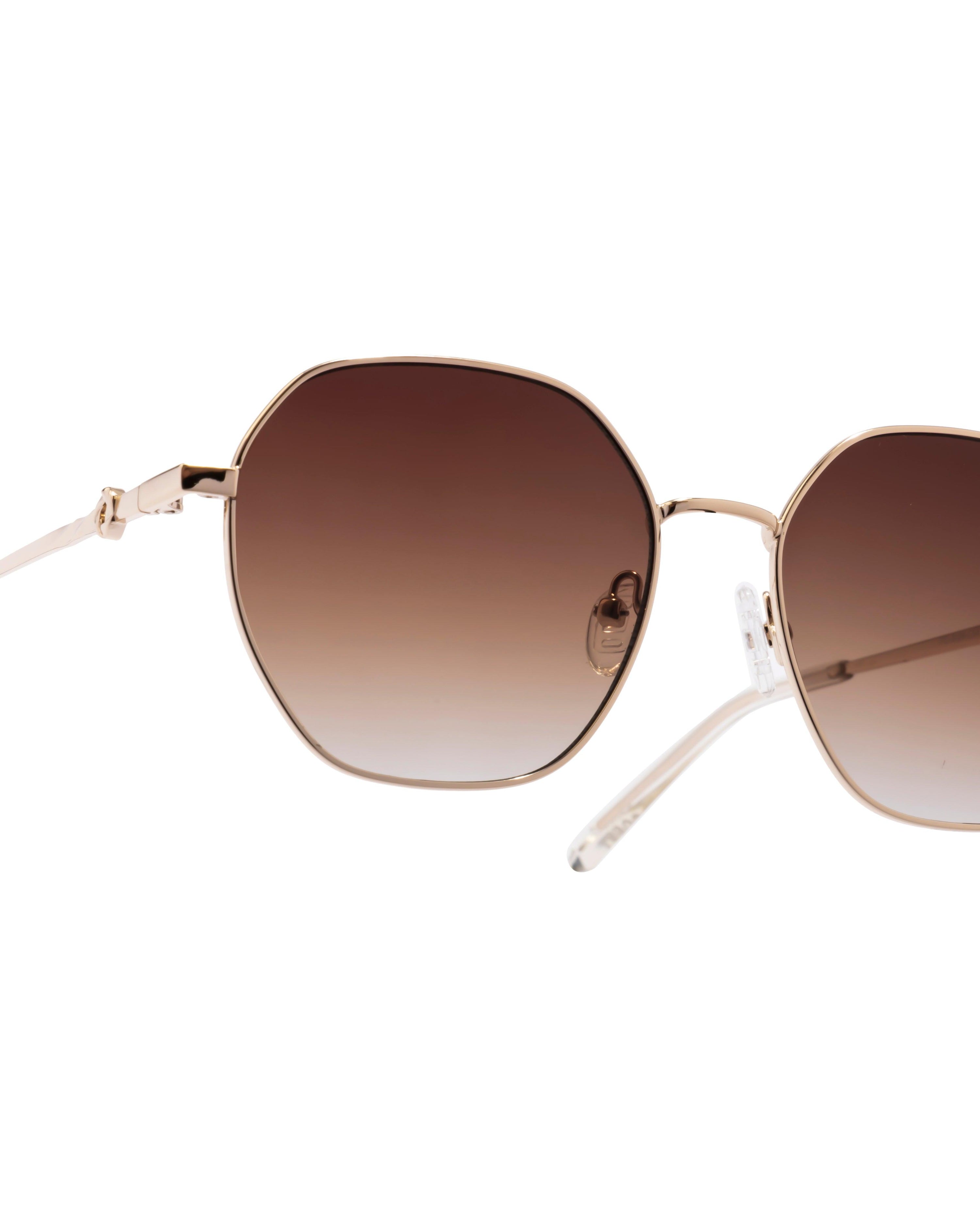 baller women hexa shape glasses poppy eyewear