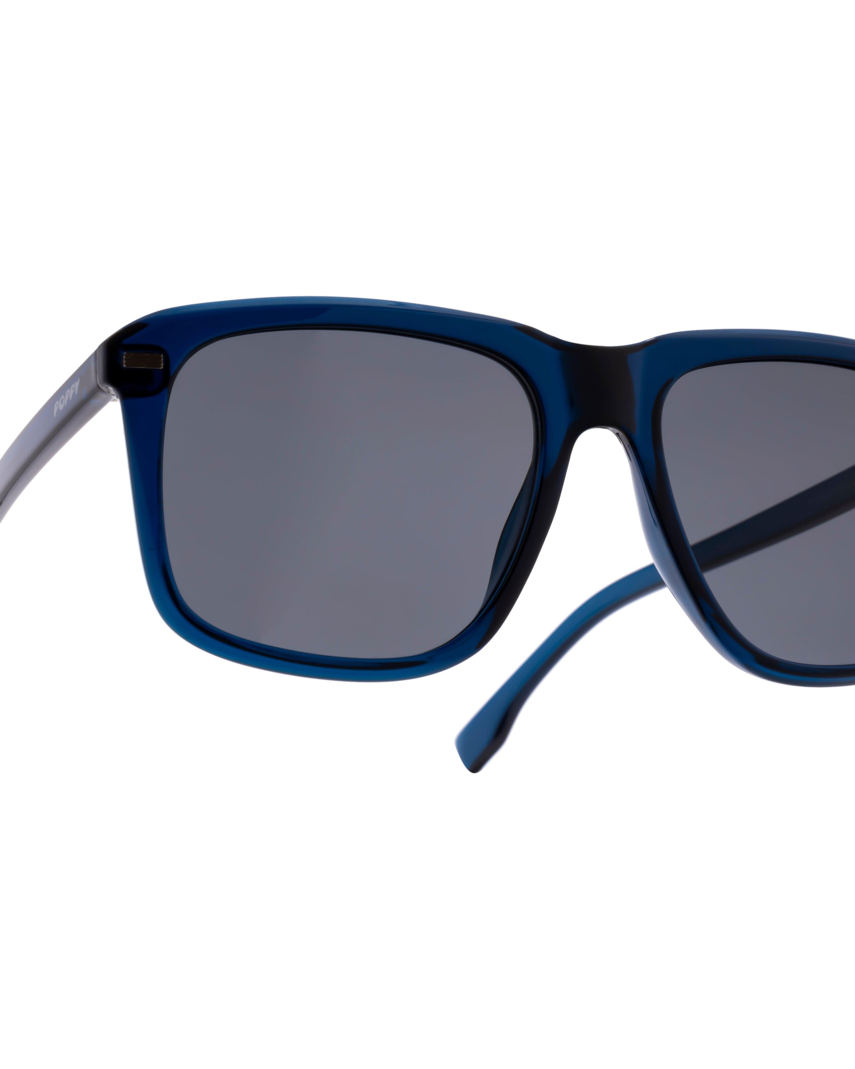 LIT AF crystal blue mens wayfarer goggles poppy eyewear