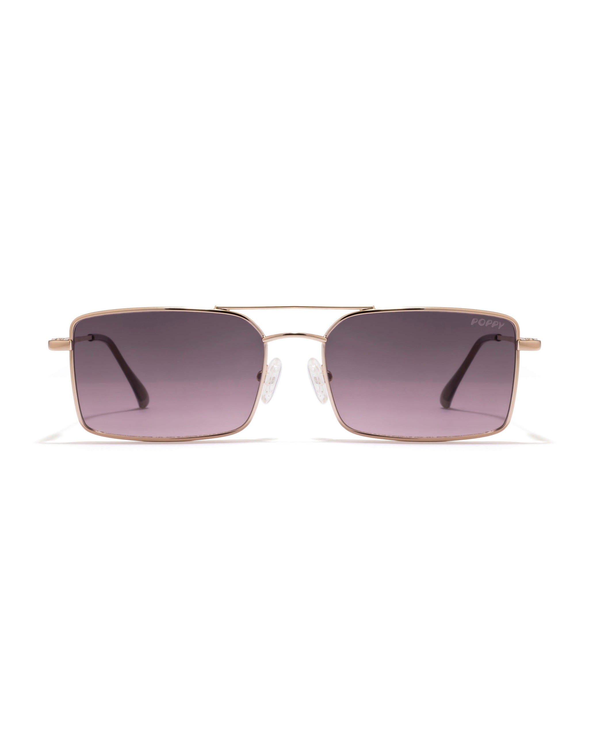 Buy Full Rim Rectangular Sunglasses Online | Periodt | Metal – Poppyeyewear