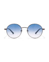 serve unisex round silver shape goggles poppy eyewear