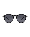 goblin round shape black sunglasses poppy eyewear
