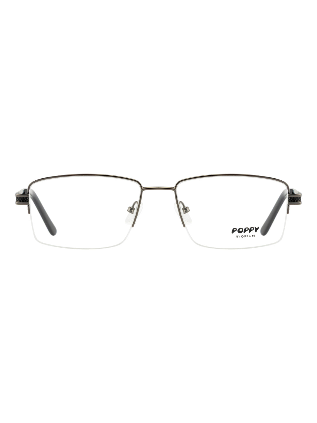 POPPY PO-6033-C05-54 Gun Metal Sqaure Frames