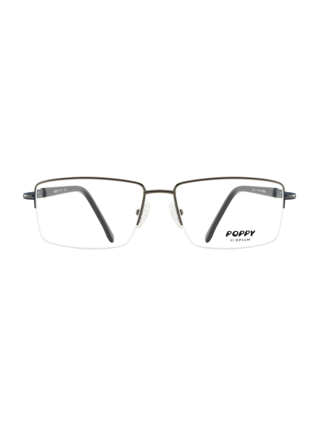 POPPY PO-6034-C02-52 Gun Metal Rectangular Frames