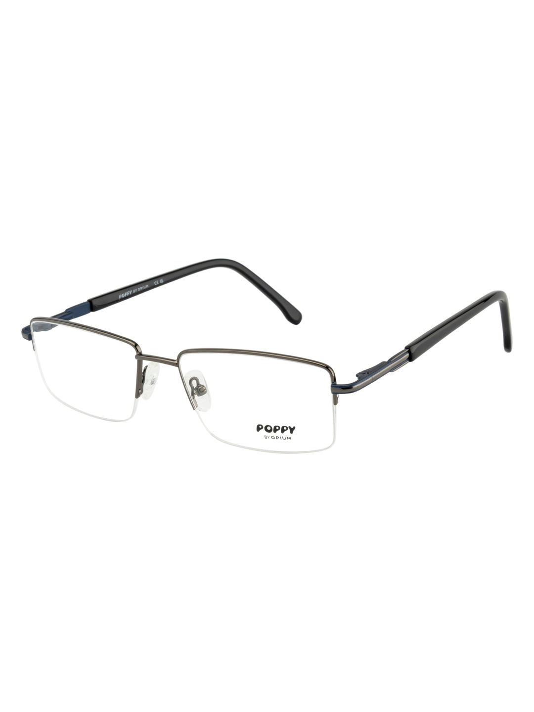 POPPY PO-6034-C02-52 Gun Metal Rectangular Frames