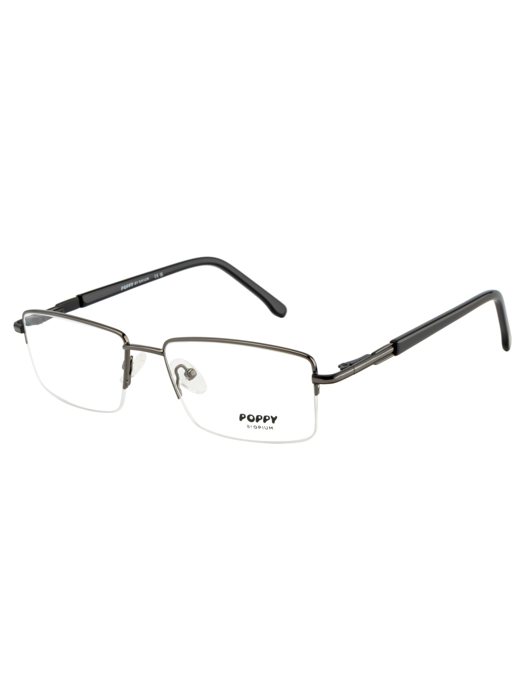 POPPY PO-6034-C05-52 Gun Metal Rectangular Frames