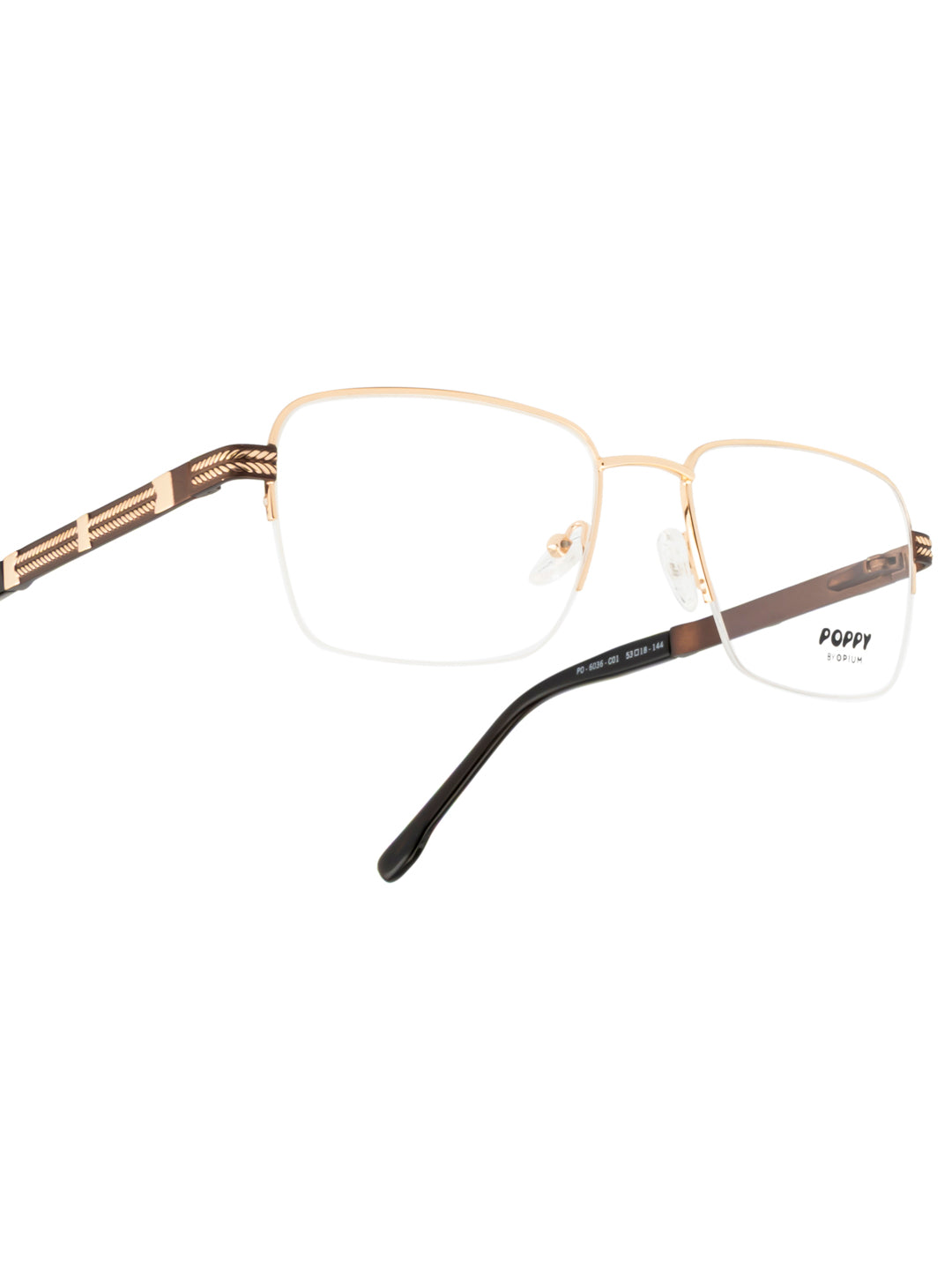 POPPY PO-6036-C01-53 Gold   Sqaure Frames