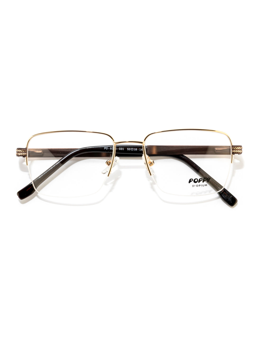 POPPY PO-6036-C01-53 Gold   Sqaure Frames