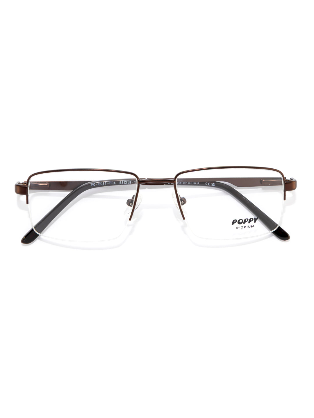 POPPY PO-6037-C04-53 Brown Sqaure Frames
