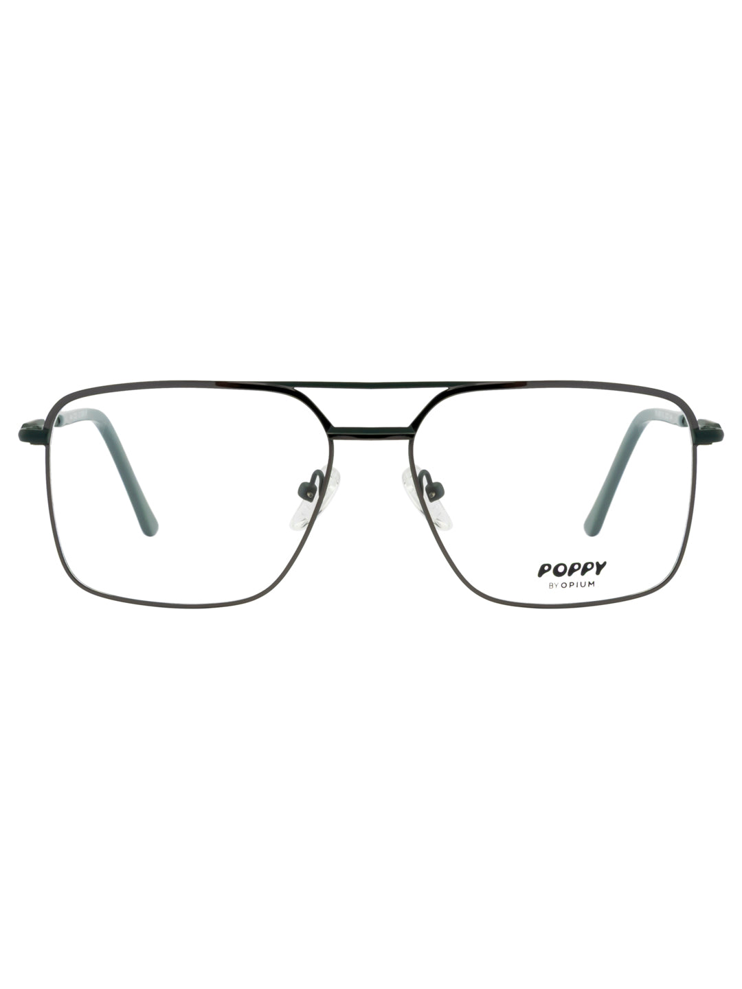 POPPY PO-6039-C03-52 Gun Metal Sqaure Frames