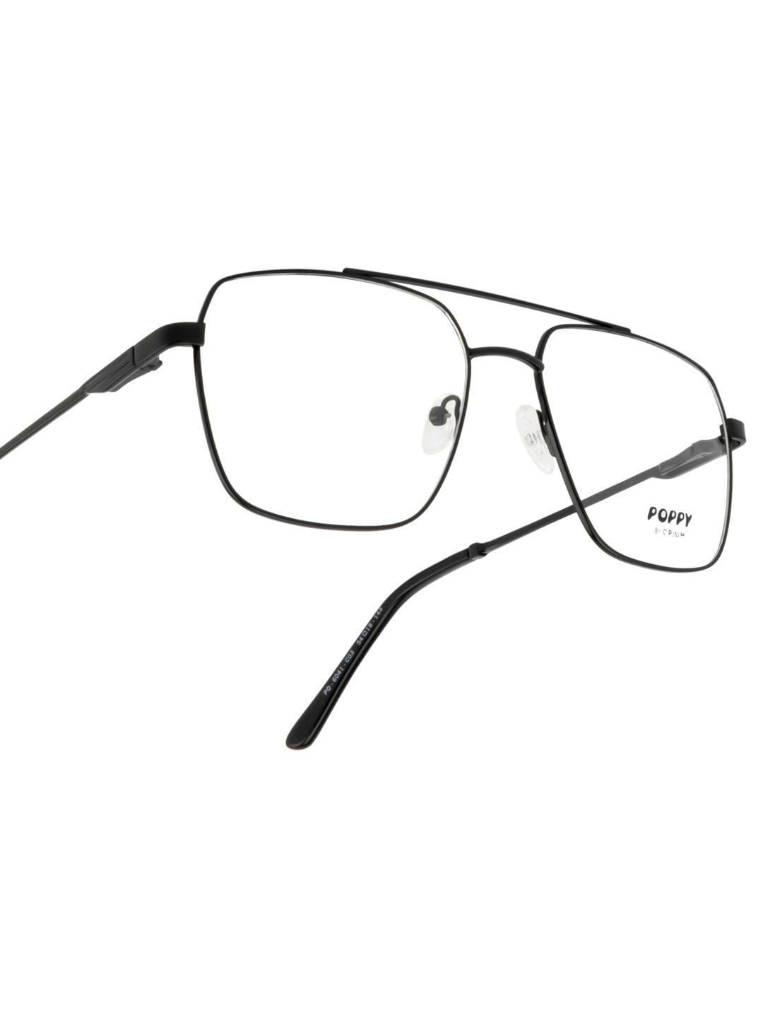 POPPY PO-6041-C03-54 Black Navigator Frames