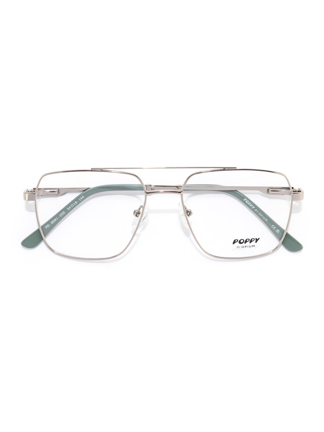 POPPY PO-6041-C05-54 Silver Navigator Frames