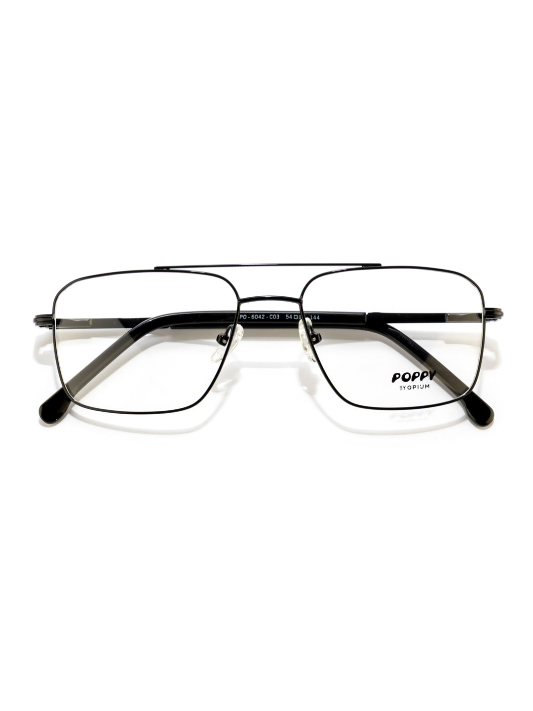 POPPY PO-6042-C03-54 Black Sqaure Frames