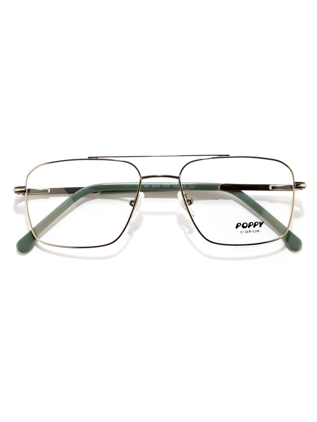 POPPY PO-6042-C05-54 Silver Sqaure Frames