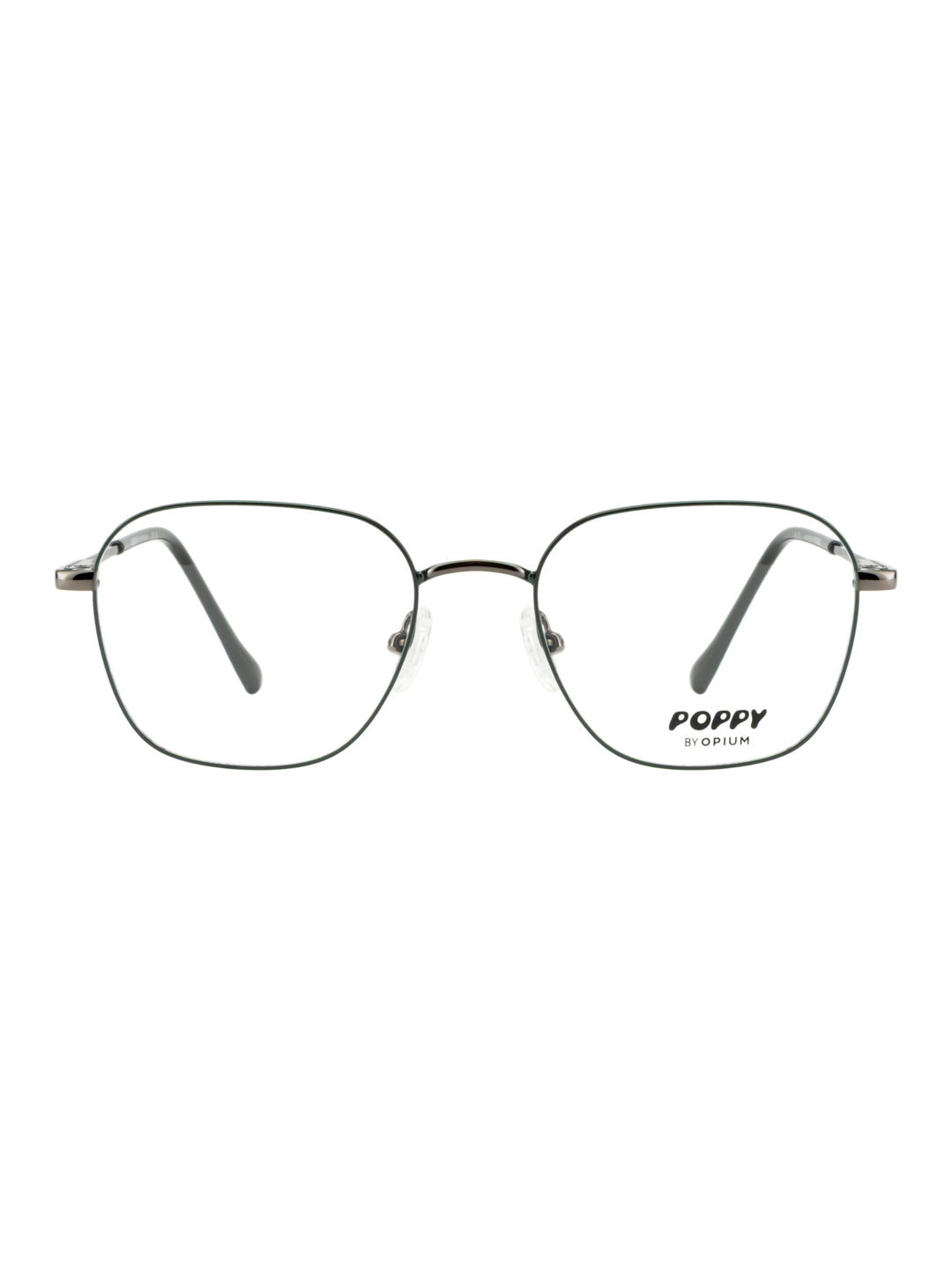 POPPY PO-6044-C01-47 Gun Metal Sqaure Frames