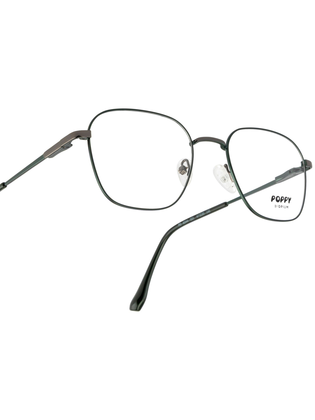 POPPY PO-6044-C01-47 Gun Metal Sqaure Frames