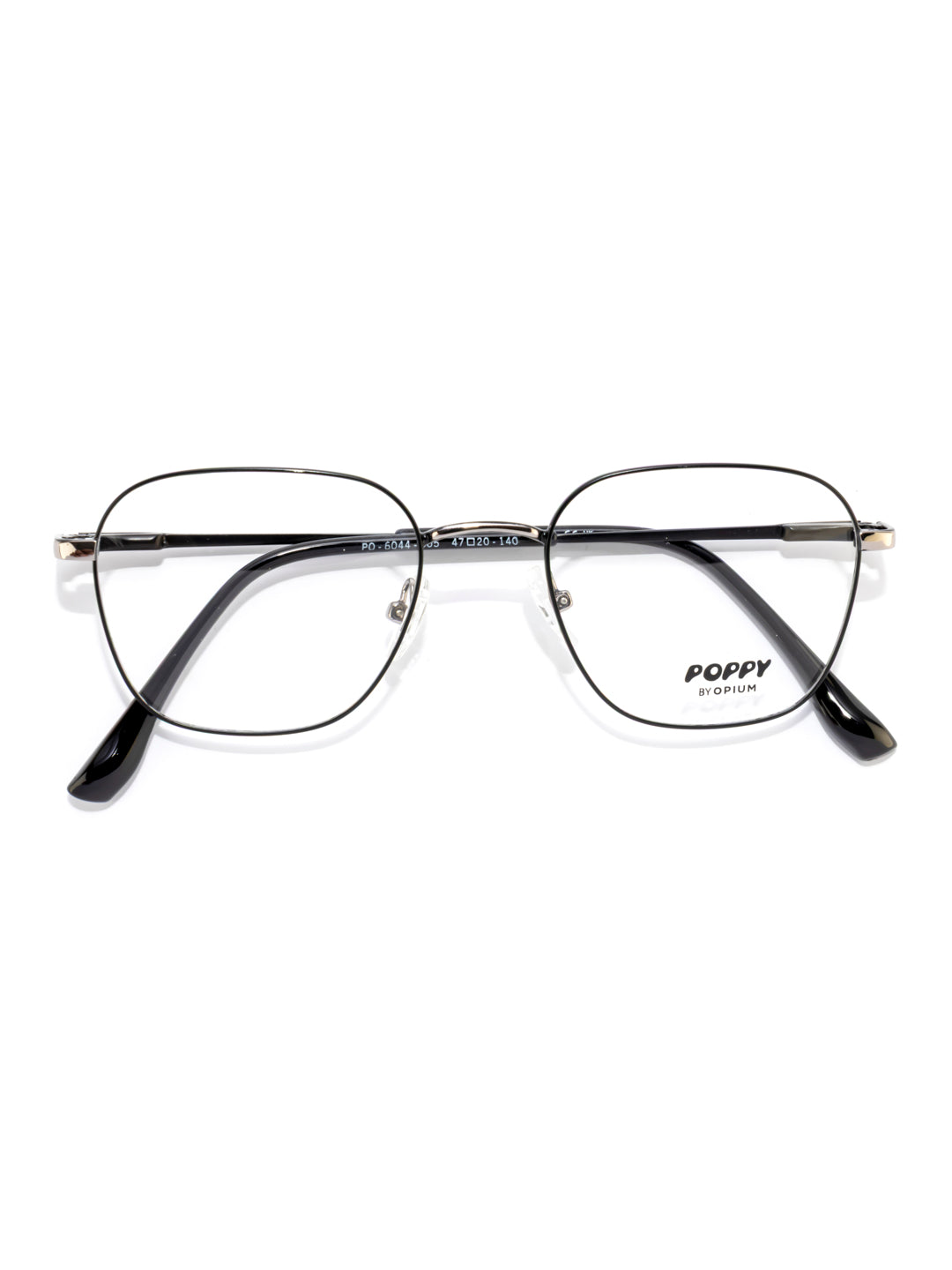 POPPY PO-6044-C05-47 Black Sqaure Frames