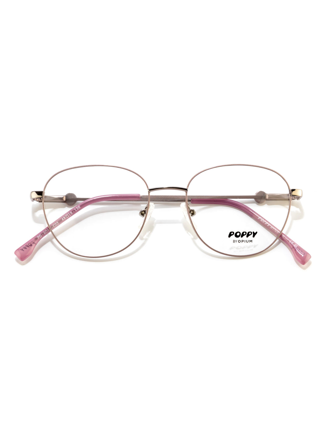 POPPY PO-6045-C02-48 Silver Oval Frames