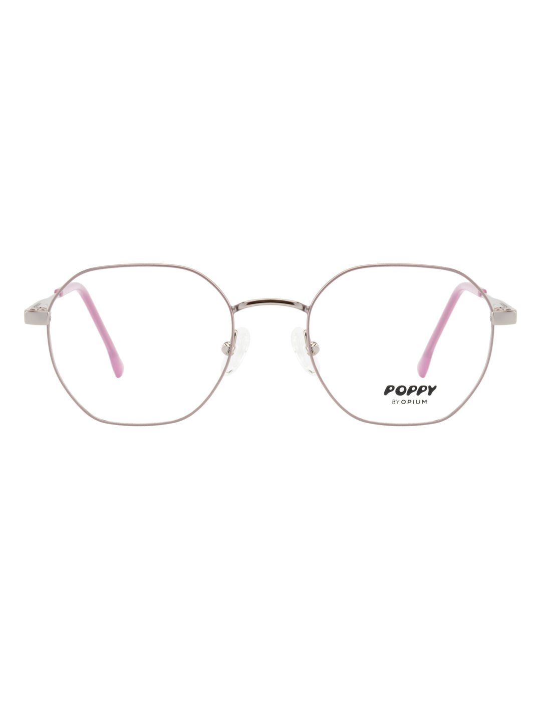 POPPY PO-6047-C02-46 Silver Hexa Frames