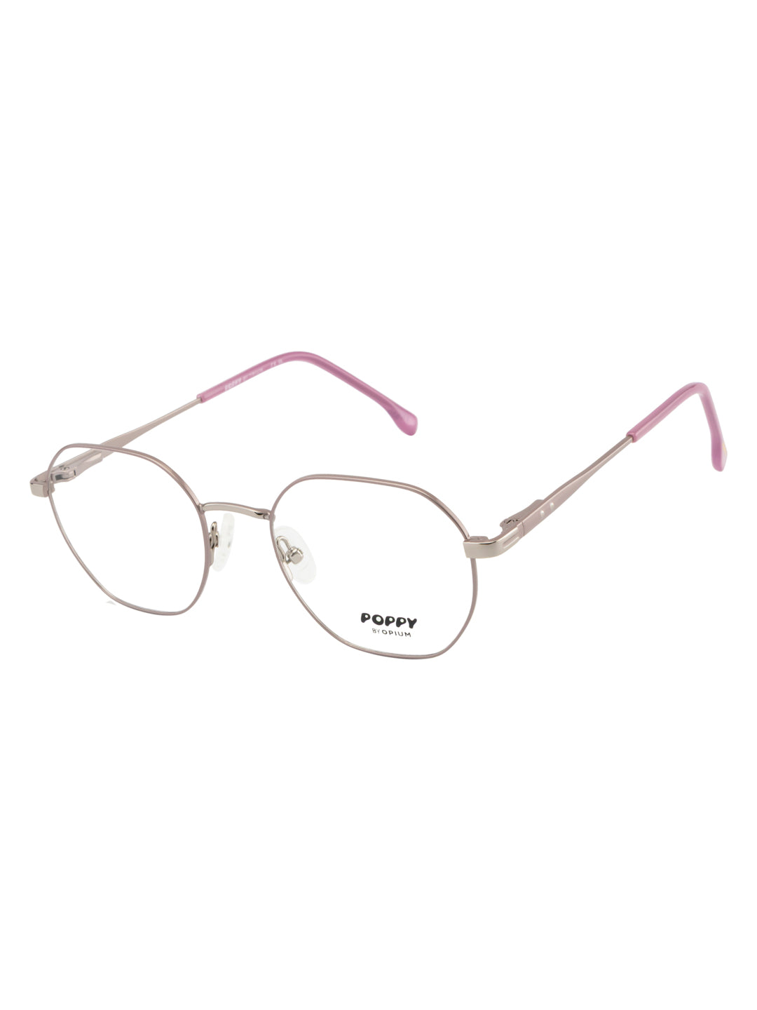 POPPY PO-6047-C02-46 Silver Hexa Frames