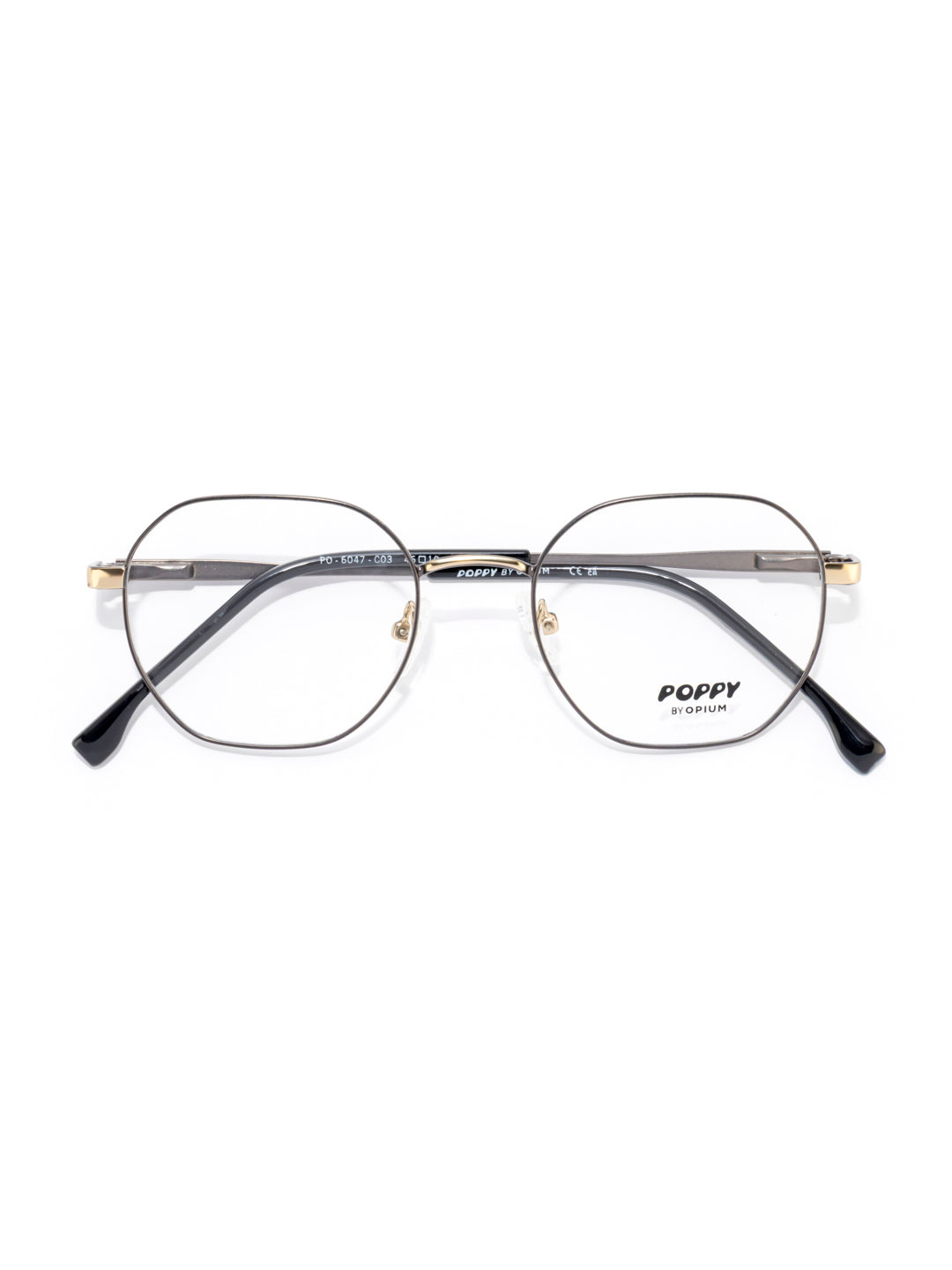 POPPY PO-6047-C03-46 Gold   Hexa Frames