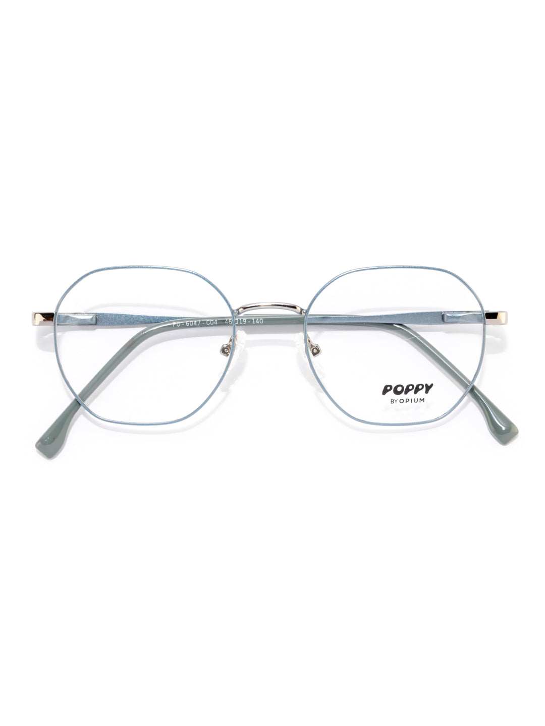POPPY PO-6047-C04-46 Silver Hexa Frames