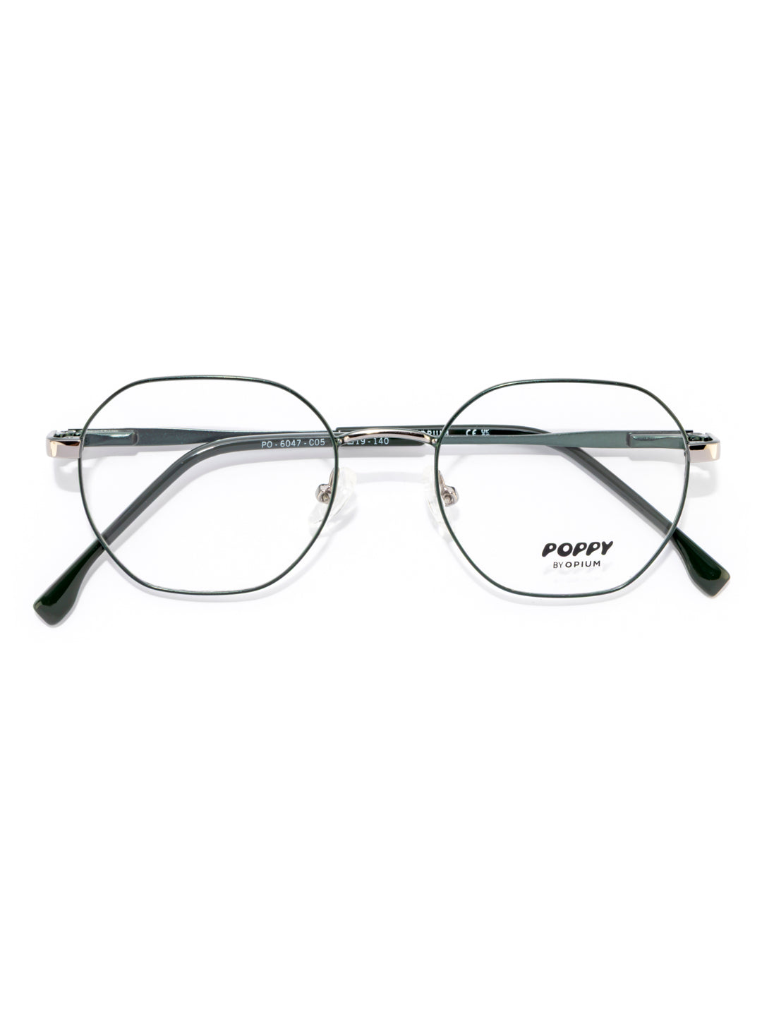 POPPY PO-6047-C05-46 Silver Hexa Frames
