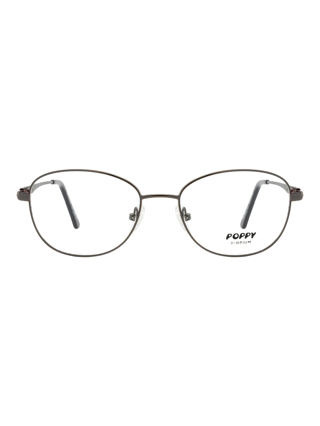 POPPY PO-6048-C02-49 Gun Metal Oval Frames