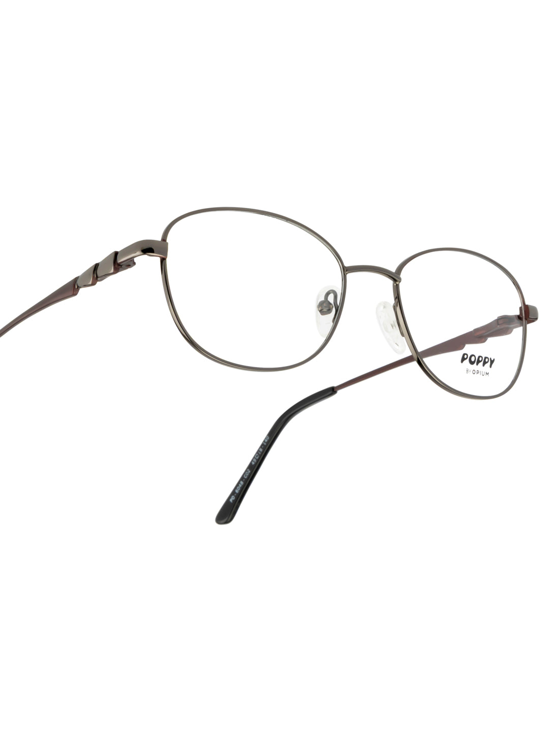 POPPY PO-6048-C02-49 Gun Metal Oval Frames