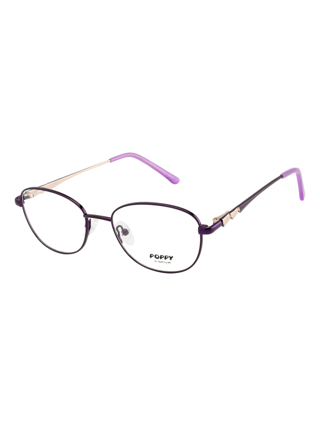 POPPY PO-6048-C04-49 Purple Oval Frames