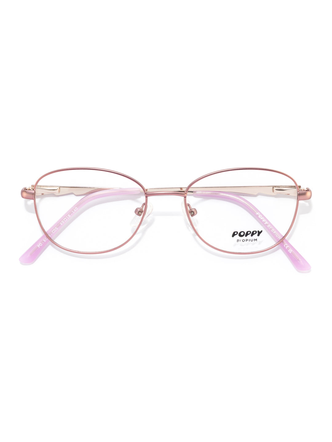 POPPY PO-6048-C05-49 Pink Oval Frames