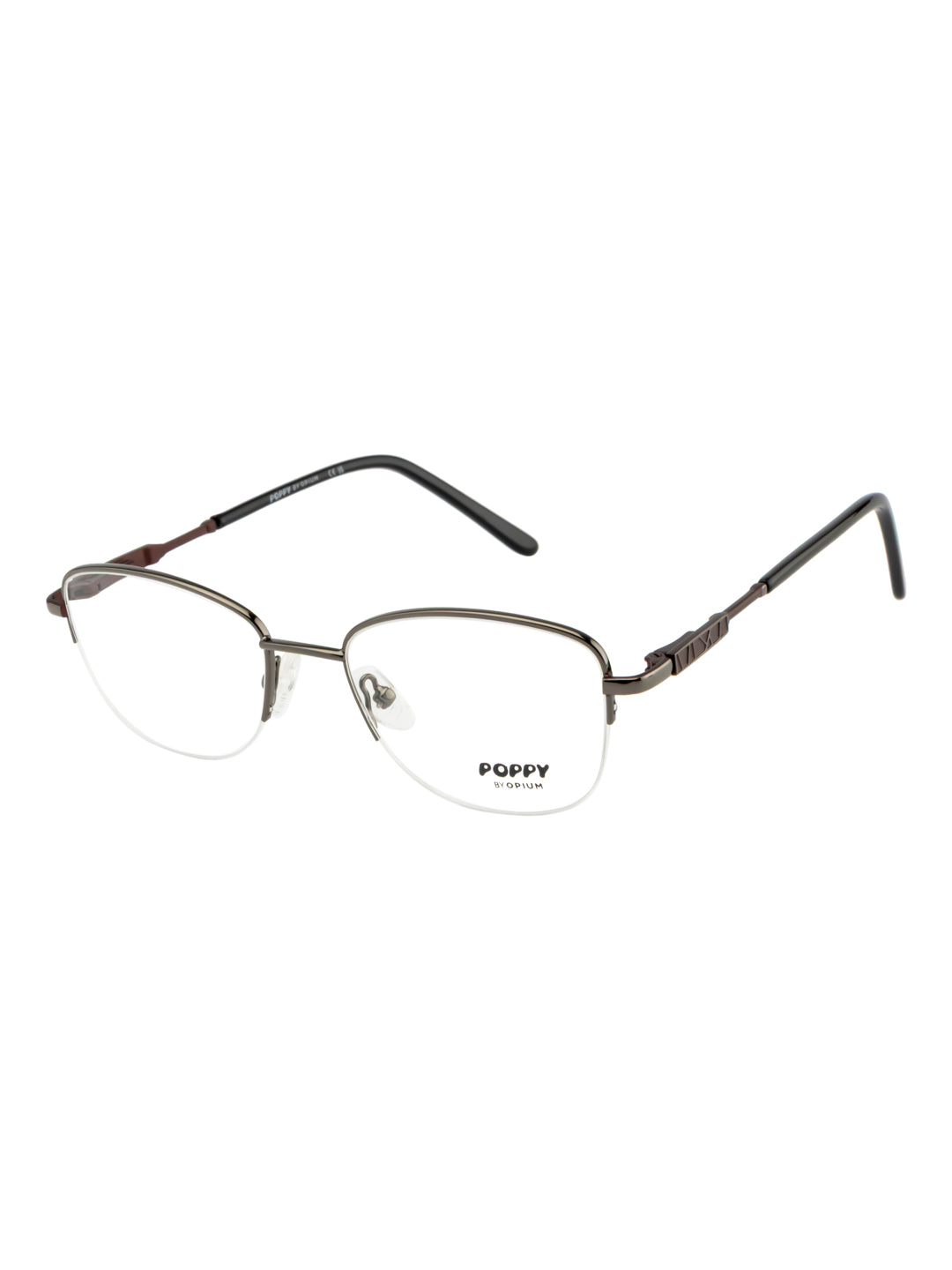 POPPY PO-6049-C02-49 Gun Metal Oval Frames
