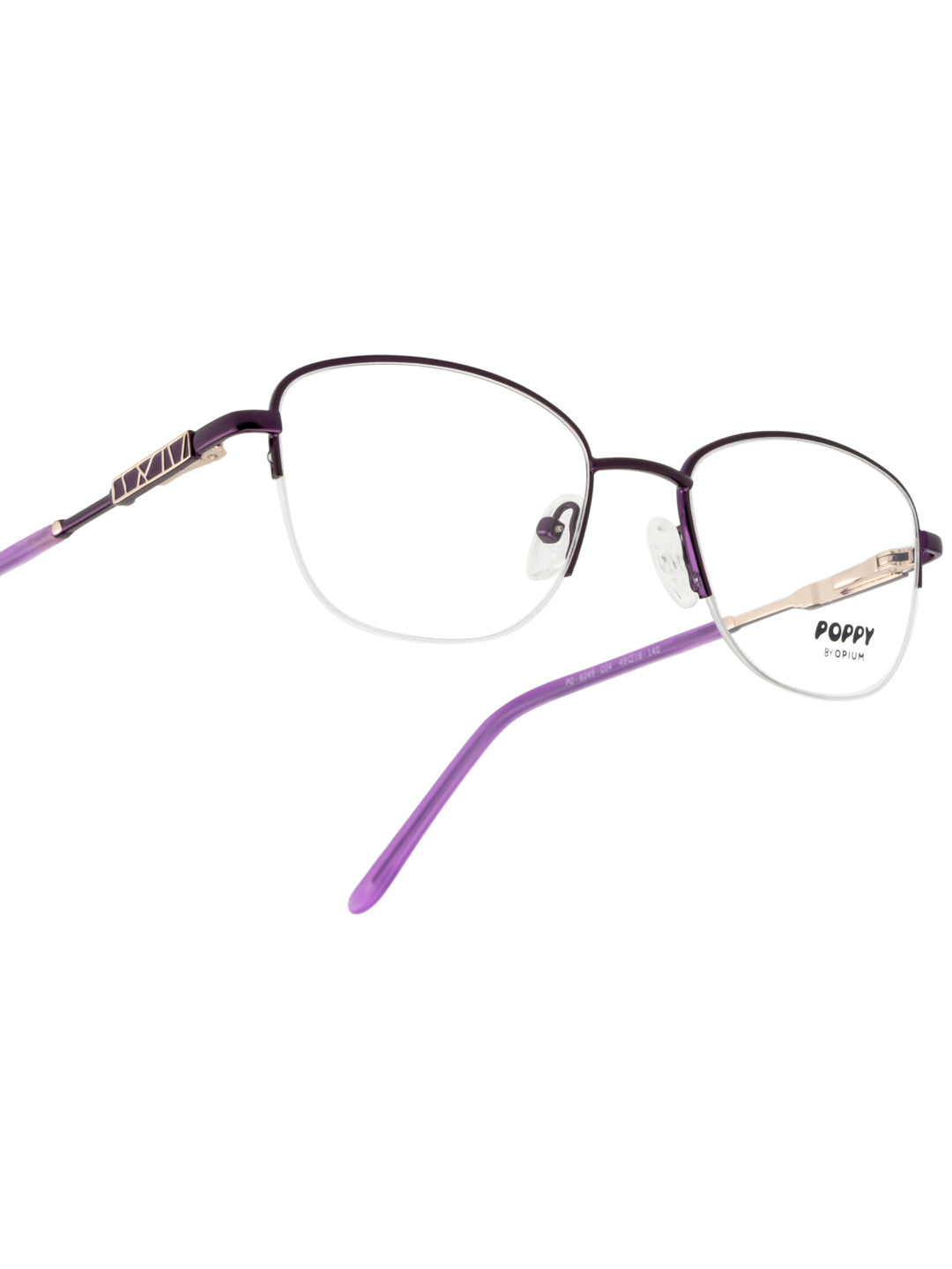 POPPY PO-6049-C04-49 Purple Oval Frames