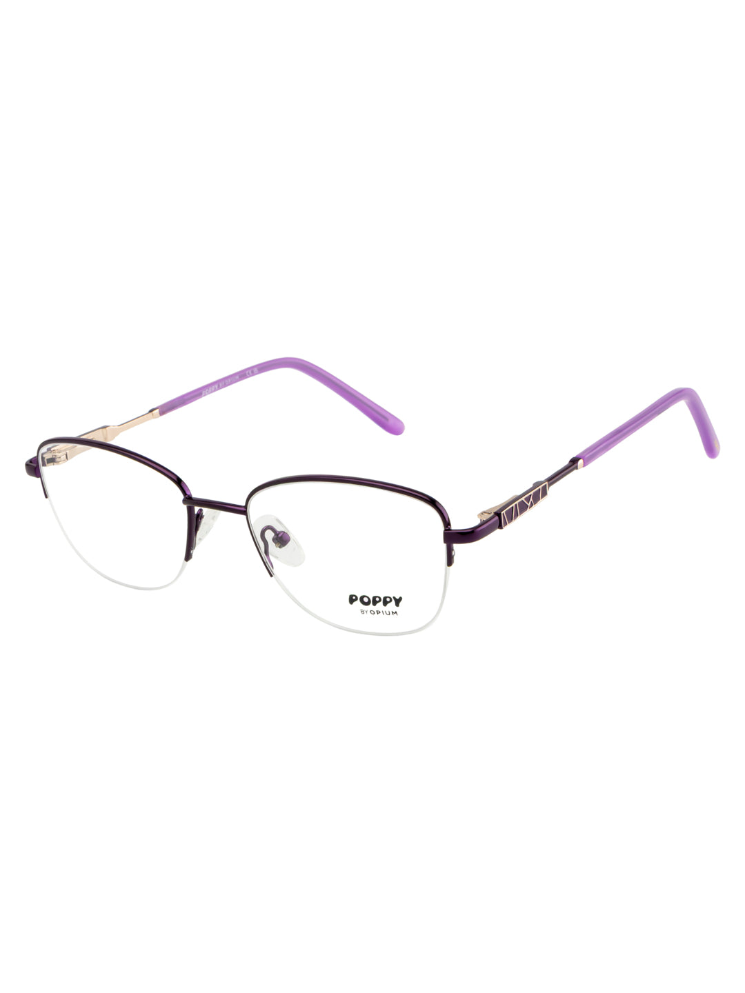 POPPY PO-6049-C04-49 Purple Oval Frames