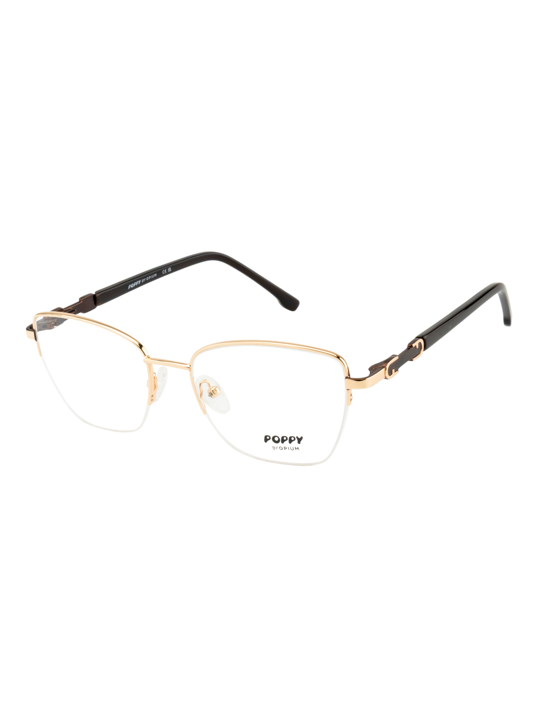 POPPY PO-6051-C01-52 Gold   Sqaure Frames