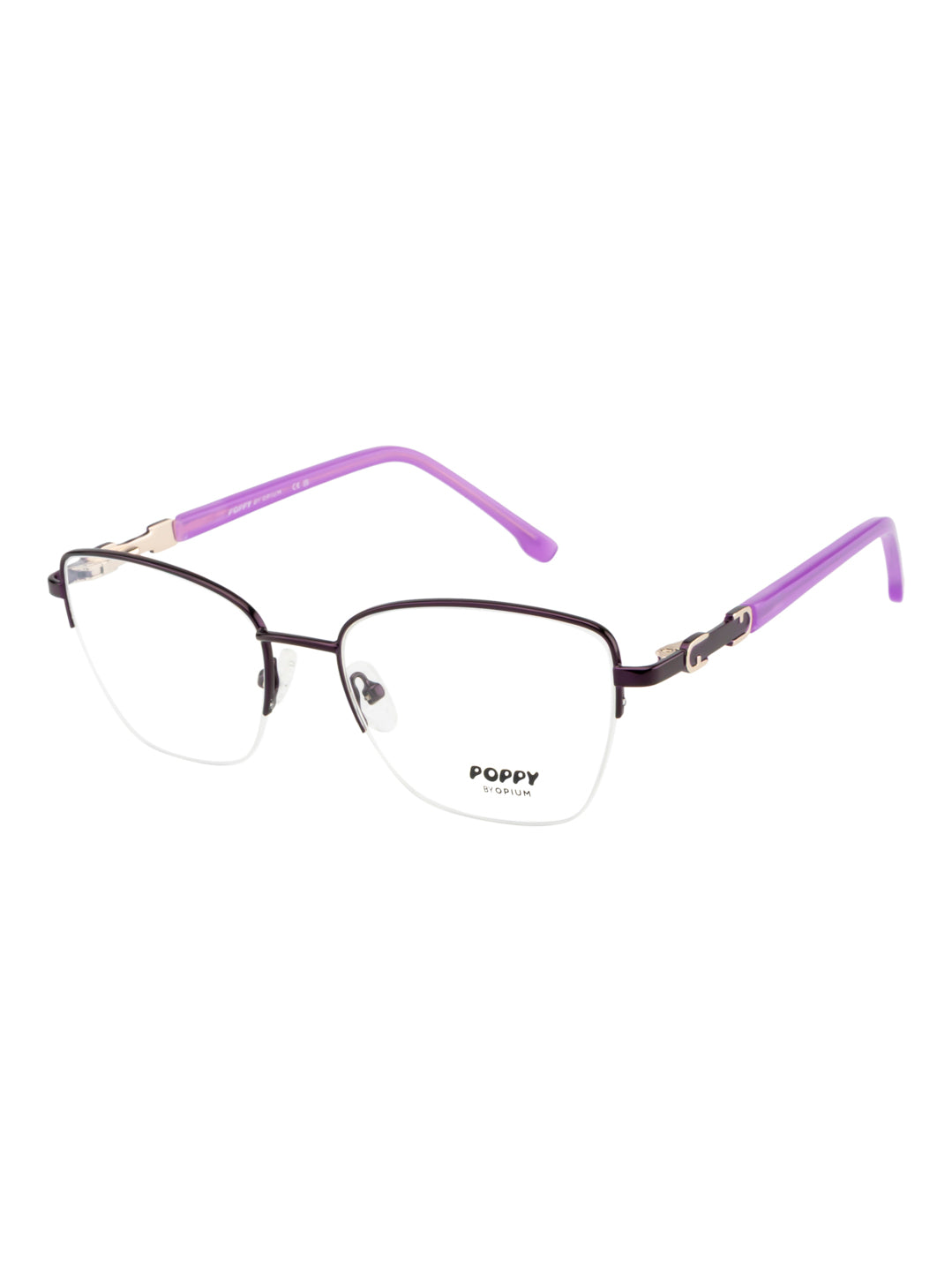 POPPY PO-6051-C04-52 Purple Sqaure Frames