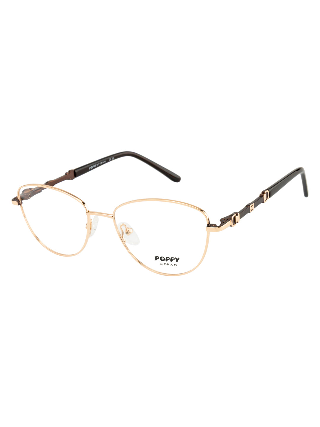 POPPY PO-6052-C01-49 Gold   Cat Eye Frames
