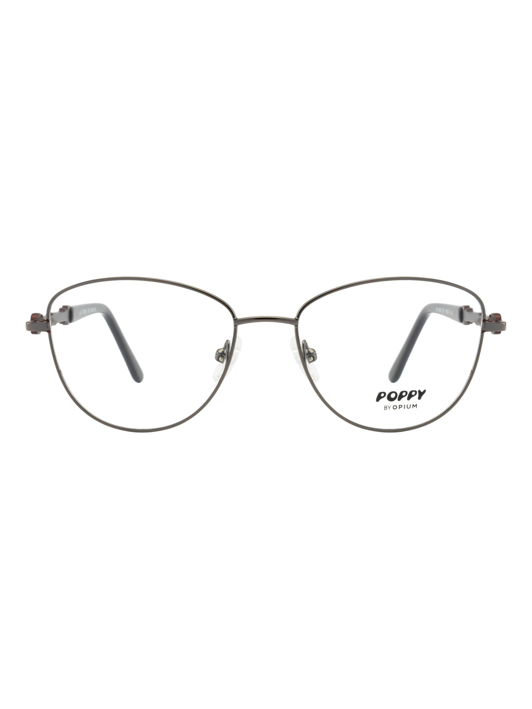 POPPY PO-6052-C02-49 Gun Metal Cat Eye Frames
