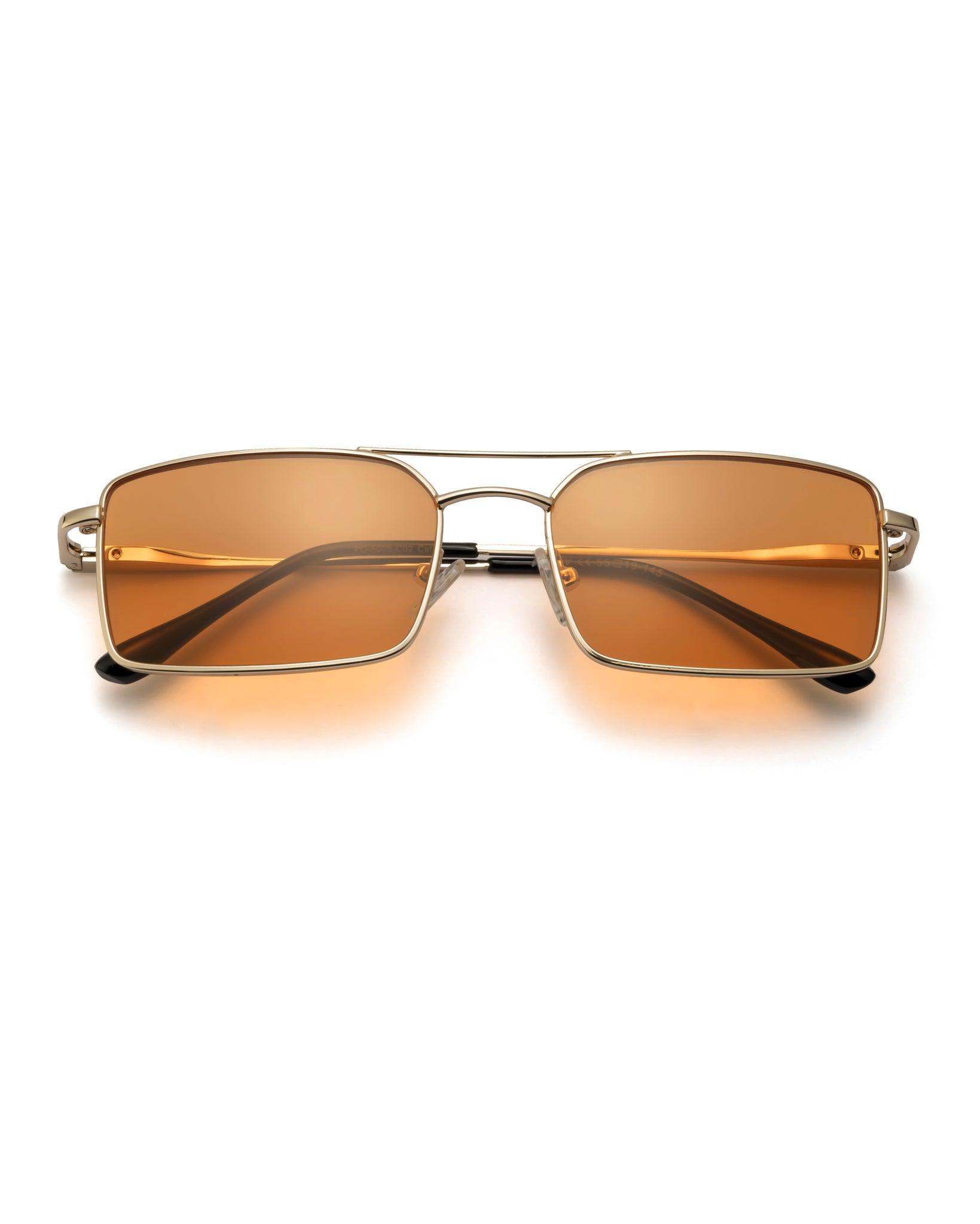 Buy Full Rim Rectangular Sunglasses Online | Periodt | Metal – Poppyeyewear